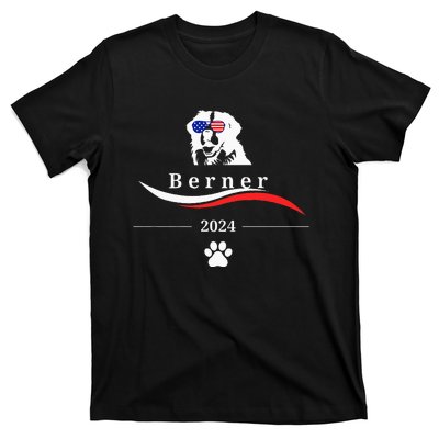 Funny Political Bernese Mountain Dog Feel The Berner T-Shirt