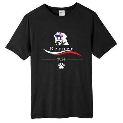 Funny Political Bernese Mountain Dog Feel The Berner Tall Fusion ChromaSoft Performance T-Shirt