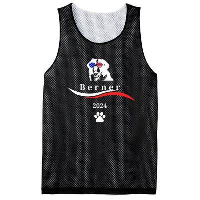 Funny Political Bernese Mountain Dog Feel The Berner Mesh Reversible Basketball Jersey Tank