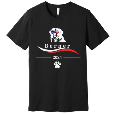 Funny Political Bernese Mountain Dog Feel The Berner Premium T-Shirt