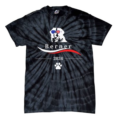 Funny Political Bernese Mountain Dog Feel The Berner Tie-Dye T-Shirt