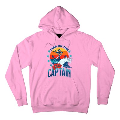 Funny Pontoon Boat Captain Dibs On The Captain Hoodie