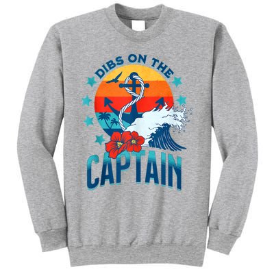 Funny Pontoon Boat Captain Dibs On The Captain Sweatshirt