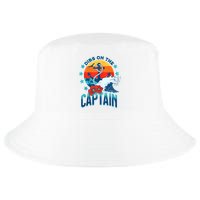 Funny Pontoon Boat Captain Dibs On The Captain Cool Comfort Performance Bucket Hat