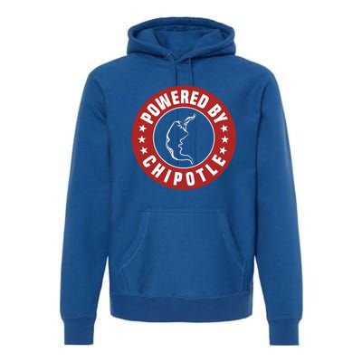 Funny Powered By Chipotle Design Chili Pepper Cute Gift Premium Hoodie