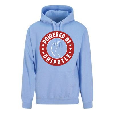 Funny Powered By Chipotle Design Chili Pepper Cute Gift Unisex Surf Hoodie