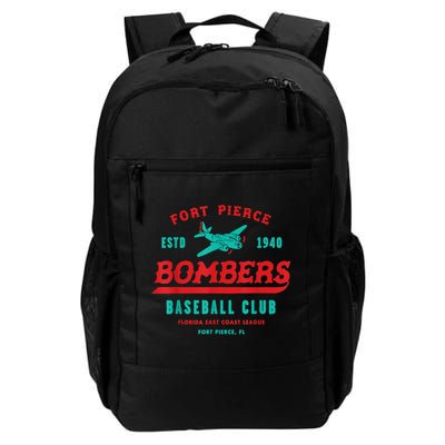 Fort Pierce Bombers Baseball Club Vintage Backpack