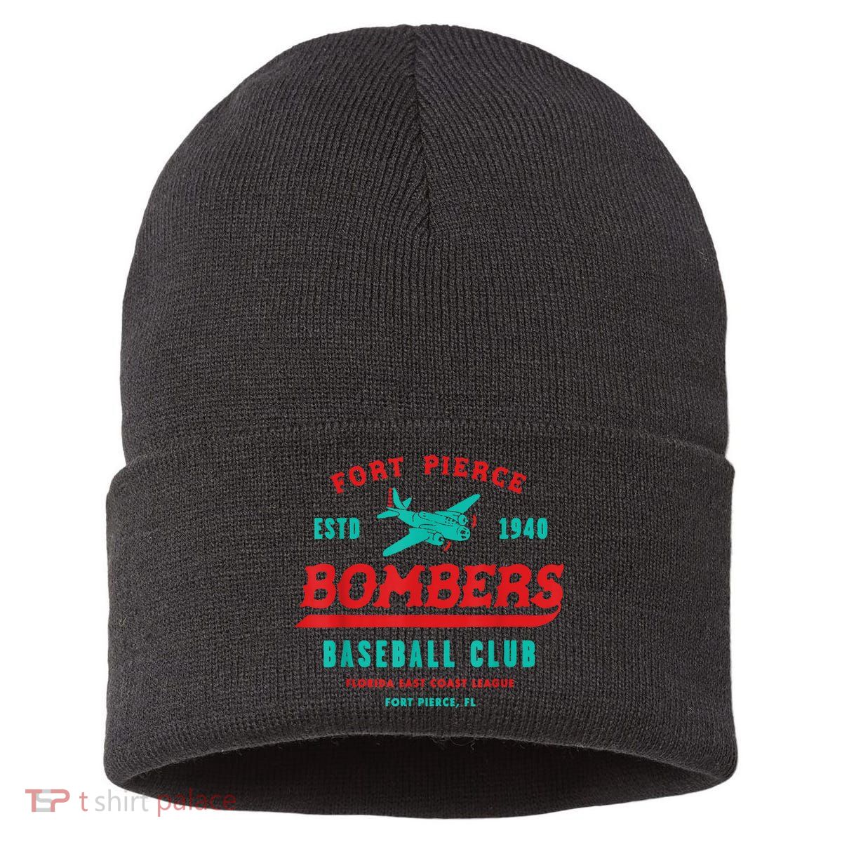 Fort Pierce Bombers Baseball Club Vintage Sustainable Knit Beanie
