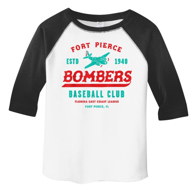 Fort Pierce Bombers Baseball Club Vintage Toddler Fine Jersey T-Shirt