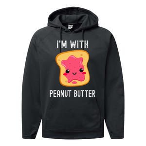 Funny Peanut Butter Jelly Matching Couples His & Hers Performance Fleece Hoodie