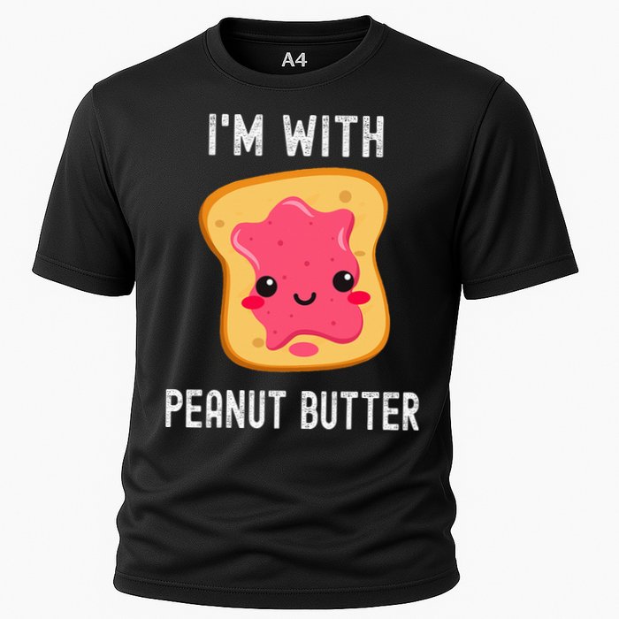 Funny Peanut Butter Jelly Matching Couples His & Hers Cooling Performance Crew T-Shirt