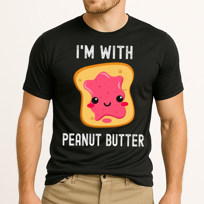 Funny Peanut Butter Jelly Matching Couples His & Hers Cooling Performance Crew T-Shirt