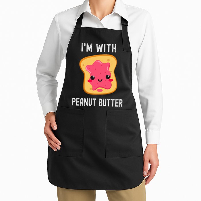 Funny Peanut Butter Jelly Matching Couples His & Hers Apron