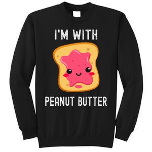 Funny Peanut Butter Jelly Matching Couples His & Hers Sweatshirt