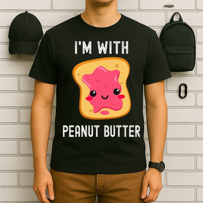 Funny Peanut Butter Jelly Matching Couples His & Hers T-Shirt