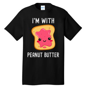 Funny Peanut Butter Jelly Matching Couples His & Hers Tall T-Shirt