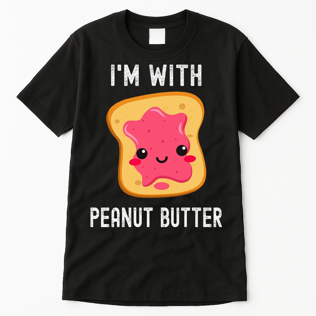Funny Peanut Butter Jelly Matching Couples His & Hers Tall T-Shirt