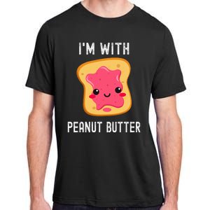 Funny Peanut Butter Jelly Matching Couples His & Hers Adult ChromaSoft Performance T-Shirt