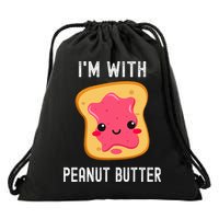 Funny Peanut Butter Jelly Matching Couples His & Hers Drawstring Bag
