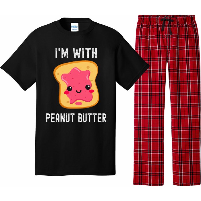 Funny Peanut Butter Jelly Matching Couples His & Hers Pajama Set