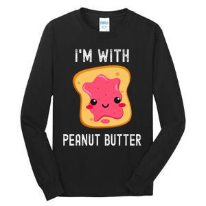 Funny Peanut Butter Jelly Matching Couples His & Hers Tall Long Sleeve T-Shirt