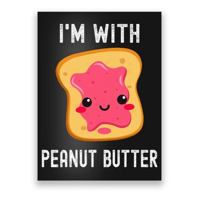 Funny Peanut Butter Jelly Matching Couples His & Hers Poster