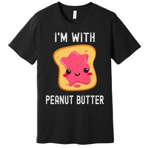 Funny Peanut Butter Jelly Matching Couples His & Hers Premium T-Shirt