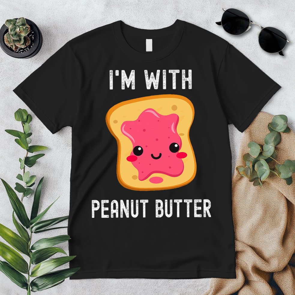 Funny Peanut Butter Jelly Matching Couples His & Hers Premium T-Shirt
