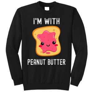 Funny Peanut Butter Jelly Matching Couples His & Hers Tall Sweatshirt