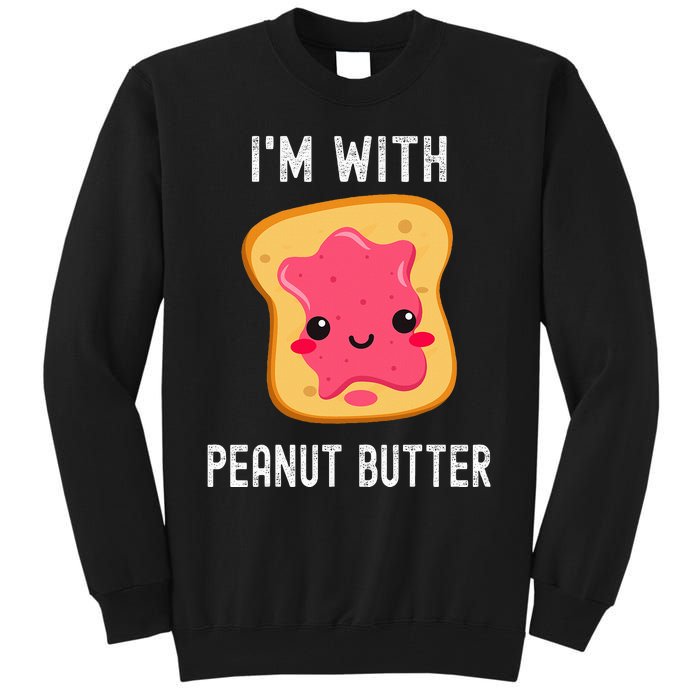 Funny Peanut Butter Jelly Matching Couples His & Hers Tall Sweatshirt