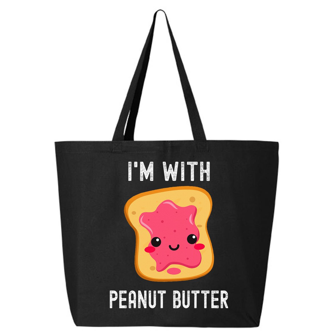 Funny Peanut Butter Jelly Matching Couples His & Hers 25L Jumbo Tote