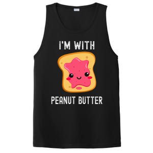 Funny Peanut Butter Jelly Matching Couples His & Hers PosiCharge Competitor Tank