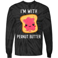 Funny Peanut Butter Jelly Matching Couples His & Hers Tie-Dye Long Sleeve Shirt