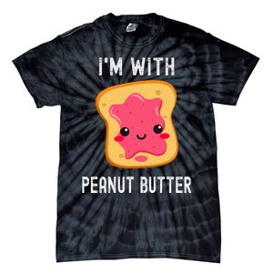 Funny Peanut Butter Jelly Matching Couples His & Hers Tie-Dye T-Shirt