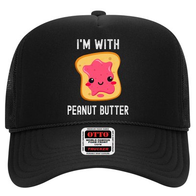 Funny Peanut Butter Jelly Matching Couples His & Hers Trucker Hat