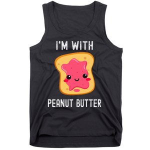 Funny Peanut Butter Jelly Matching Couples His & Hers Tank Top