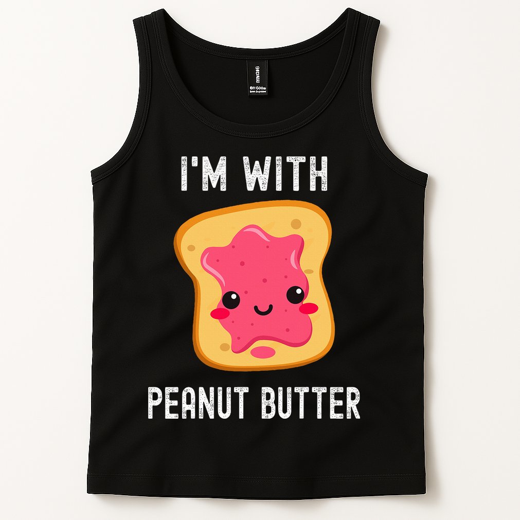 Funny Peanut Butter Jelly Matching Couples His & Hers Tank Top