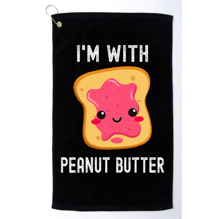 Funny Peanut Butter Jelly Matching Couples His & Hers Golf Towel
