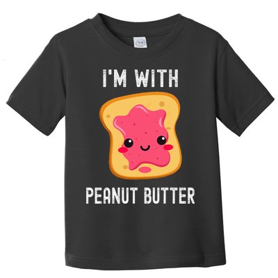 Funny Peanut Butter Jelly Matching Couples His & Hers Toddler T-Shirt