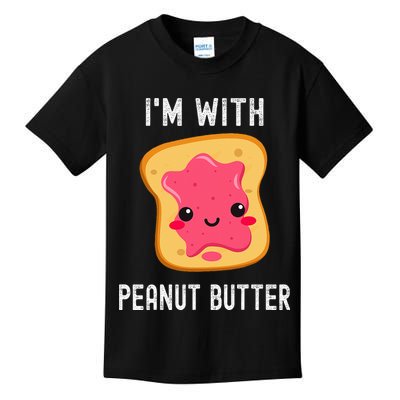 Funny Peanut Butter Jelly Matching Couples His & Hers Kids T-Shirt