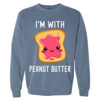 Funny Peanut Butter Jelly Matching Couples His & Hers Garment-Dyed Sweatshirt
