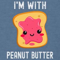 Funny Peanut Butter Jelly Matching Couples His & Hers Garment-Dyed Sweatshirt