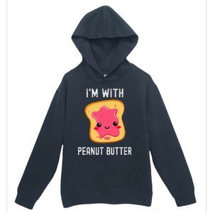 Funny Peanut Butter Jelly Matching Couples His & Hers Urban Pullover Hoodie