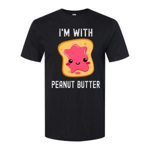 Funny Peanut Butter Jelly Matching Couples His & Hers Softstyle CVC T-Shirt