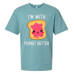 Funny Peanut Butter Jelly Matching Couples His & Hers Sueded Cloud Jersey T-Shirt