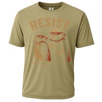 Funny Penguin Bear Resist Penguins Protest Against Tariffs Performance Shirt