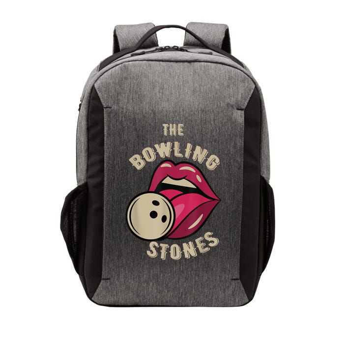 Funny Pun Bowling Stone Vector Backpack