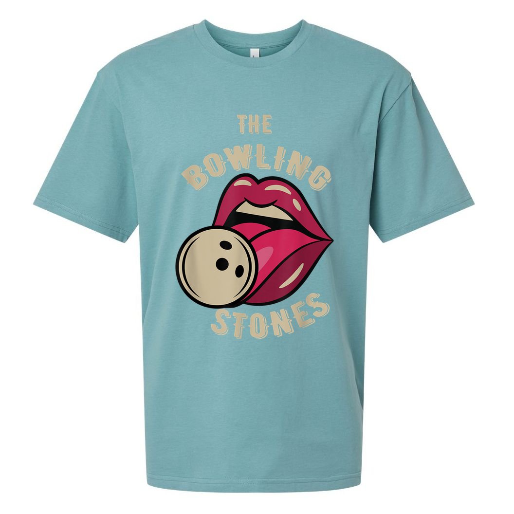 Funny Pun Bowling Stone Sueded Cloud Jersey T-Shirt