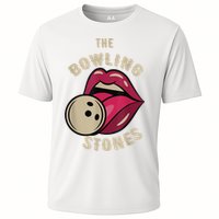 Funny Pun Bowling Stone Cooling Performance Crew T-Shirt