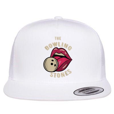 Funny Pun Bowling Stone Flatbill Hat